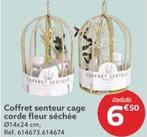 Coffret Senteur Cage Corde Fleur Séchée