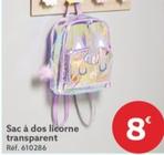 Sac À Dos Licorne Transparent