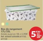 box de rangement 17l/25l