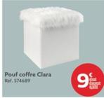 Pouf Coffre Clara