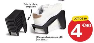 Range-chaussures X10