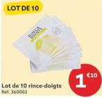 Lot De 10 Rince-doigts