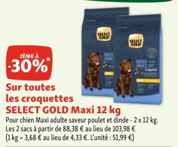 Select Gold - Maxi Adulte Au poulet