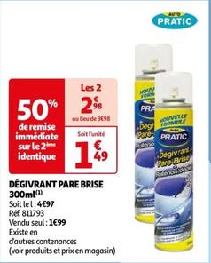 Pratic - Dégivrant Pare Brise 300ml