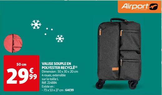 Airport - Valise Souple En Polyester Recyclé