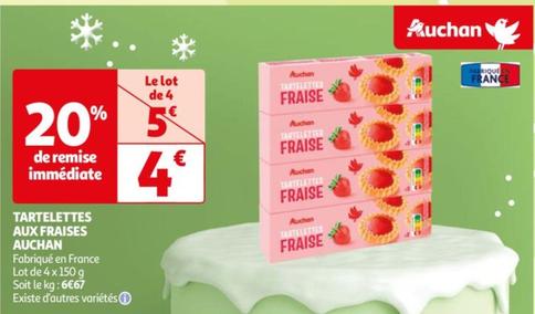 Auchan - Tartelettes Aux Fraises