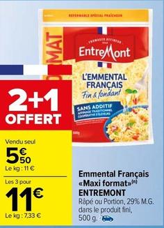 Entremont - Emmental Français Maxi Format