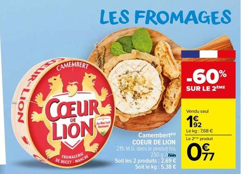 Coeur De Lion - Camembert