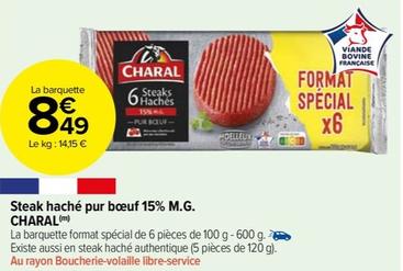 Charal - Steak Haché Pur Boeuf 15% M.g.