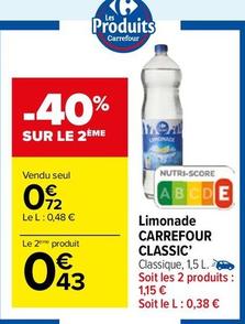 Carrefour - Limonade Classic'