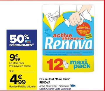 Renova - Essuie-tout "maxi Pack"