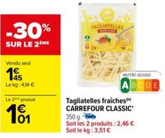 Carrefour - Tagliatelles Fraîches Classic'