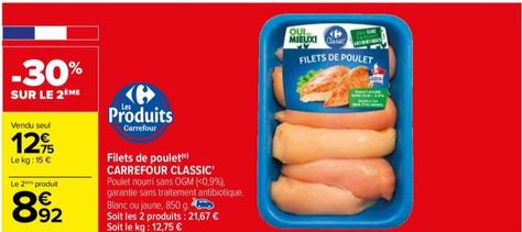 Carrefour - Filets De Poulet Classic'