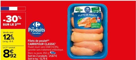 carrefour - filets de poulet classic'