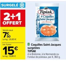 tipiak - coquilles saint-jacques surgelées