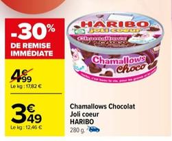 haribo - chamallows chocolat joli coeur