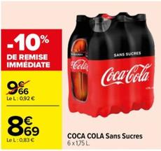 coca cola - sans sucres