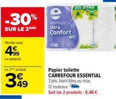 Carrefour - Papier Toilette Essential