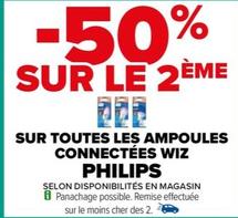 philips - sur toutes les ampoules connectées wiz