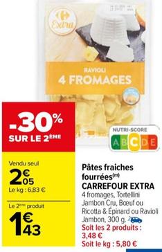 Carrefour - Pâtes Fraiches Fourrées Extra