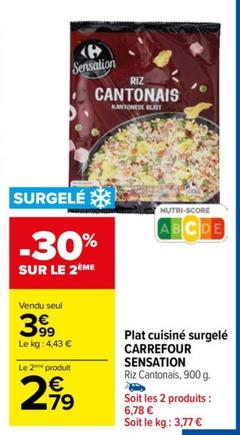 Carrefour - Plat Cuisiné Surgelé
