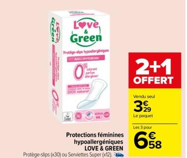 Love & Green - Protections Féminines Hypoallergéniques : Protégez votre intimité avec douceur et sécurité grâce à notre nouvelle promo sur nos produits hypoallergéniques ! Découvrez-les dès maintenant !