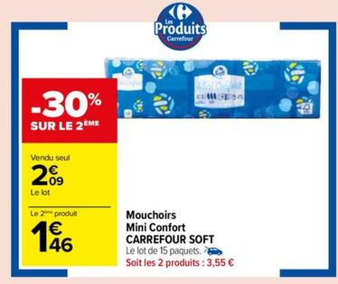 Carrefour - Mouchoirs Mini Confort Soft