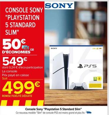 Sony - Console "playstation 5 Standard Slim"