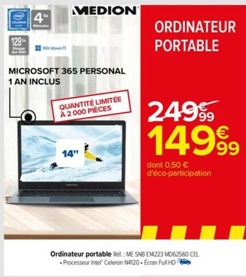 Medion - Ordinateur Portable