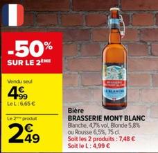 Mont Blanc - Bière Brasserie