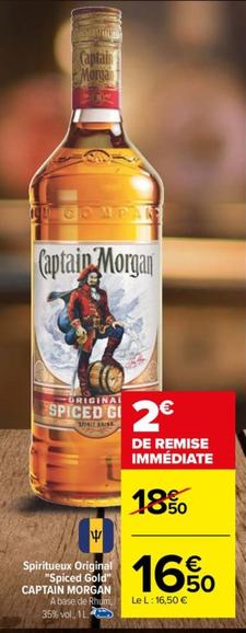 Captain Morgan - Spiritueux Original "spiced Gold"