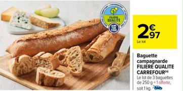 Carrefour - Baguette Campagnarde Filiere Qualite