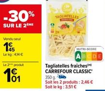 Carrefour - Tagliatelles Fraîches Classic'