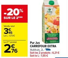carrefour - pur jus extra