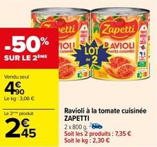 Zapetti - Ravioli À La Tomate Cuisinée