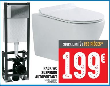 Pack Wc Suspendu Autoportant