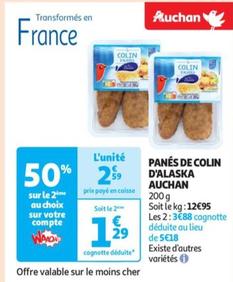 Auchan - Panés De Colin D'alaska