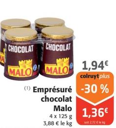 malo - emprésuré chocolat