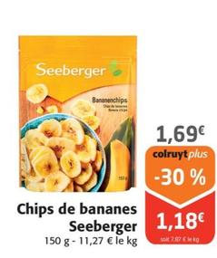 Seeberger - Chips de Bananes