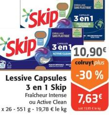 Skip - Lessive Capsules 3 en 1 