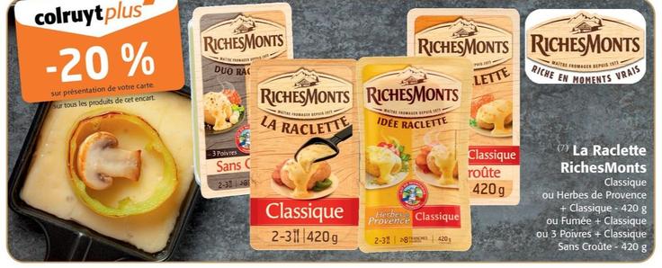 richesmonts - la raclette