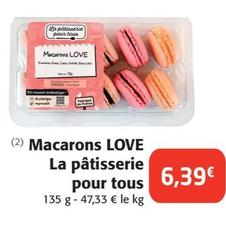 Macarons Love La Pâtisserie Pour Tous