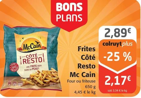 Mccain - Frites Côté Resto