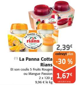 Rians -La Panna Cotta