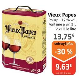 Vieux Pape - Rouge 