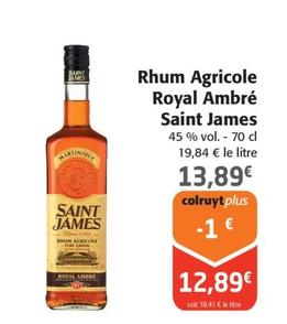 Saint James - Rhum Agricole Royal Ambré