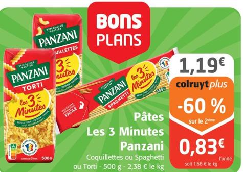 Panzani - Pâtes Les 3 Minutes