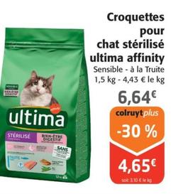 Ultima - Croquettes Pour Chat Stérilisé