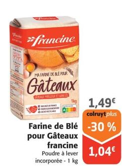 Francine -  Farine de Blé Pour Gâteaux