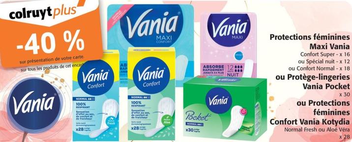 Vania - Protections Féminines Maxi